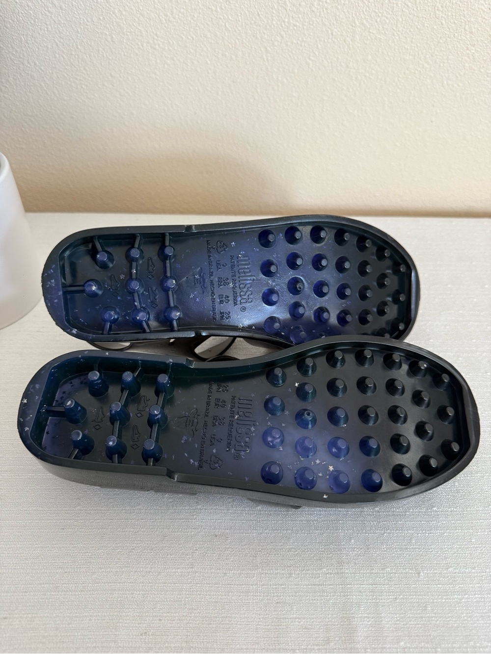 Melissa Black Jelly Fisherman Sandals US 9 - Picture 11 of 11